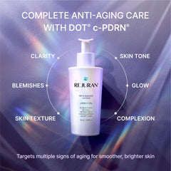 REJURAN texture close-up of ampoule gel showing smooth, fast-absorbing finish