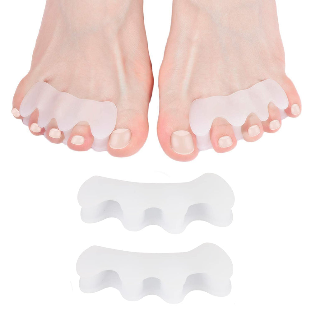 Relax Tony front packaging showing gel toe separators and benefits