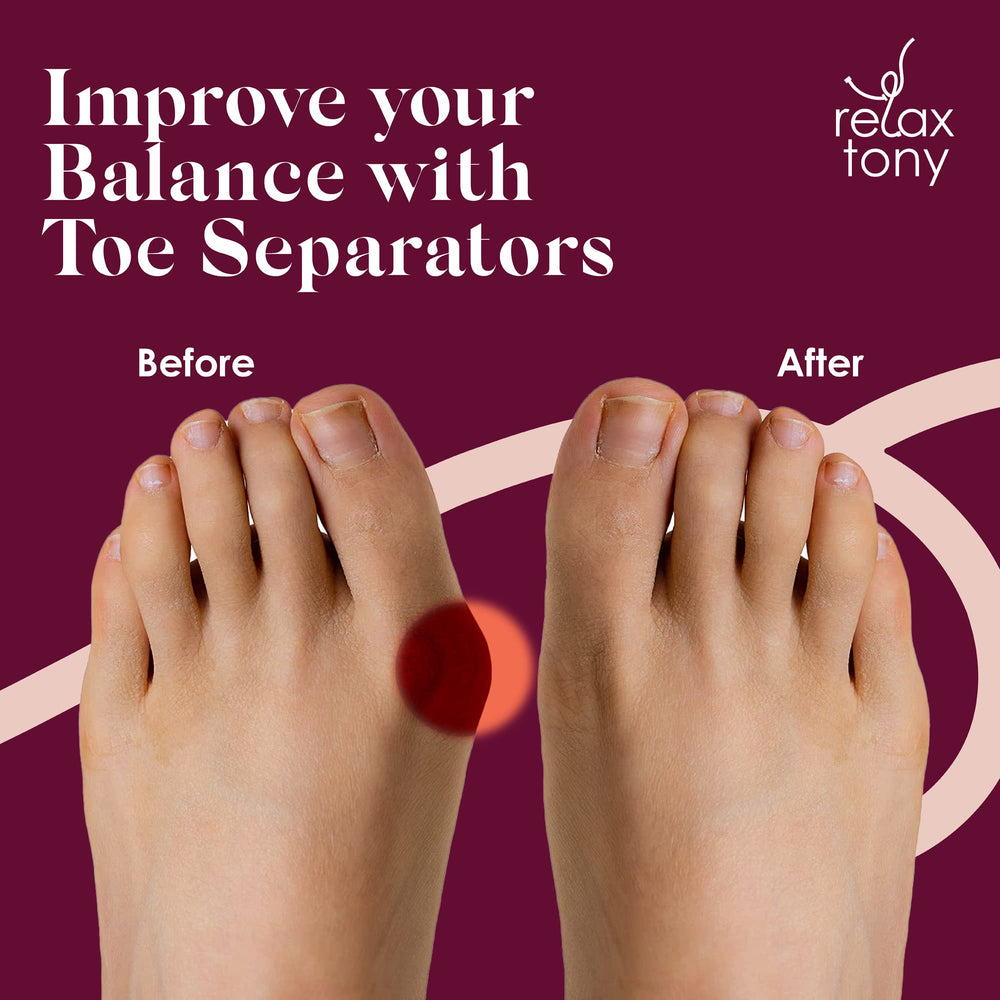 Relax Tony used during pedicure to steady toes and improve results