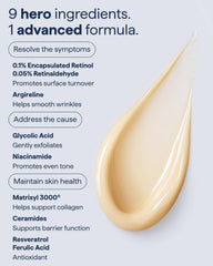 Remedy Science applying serum to neck for smoothing benefits