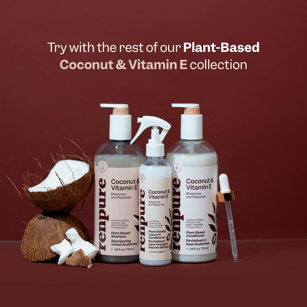 renpure back label displaying ingredients and recyclable packaging details