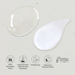RENPURE label close-up displaying key ingredients and transparency