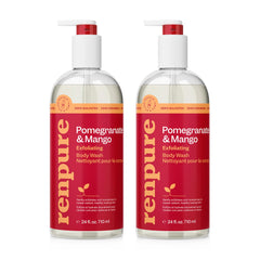 RENPURE front view of two 24 fl oz bottles showing product and scent benefits