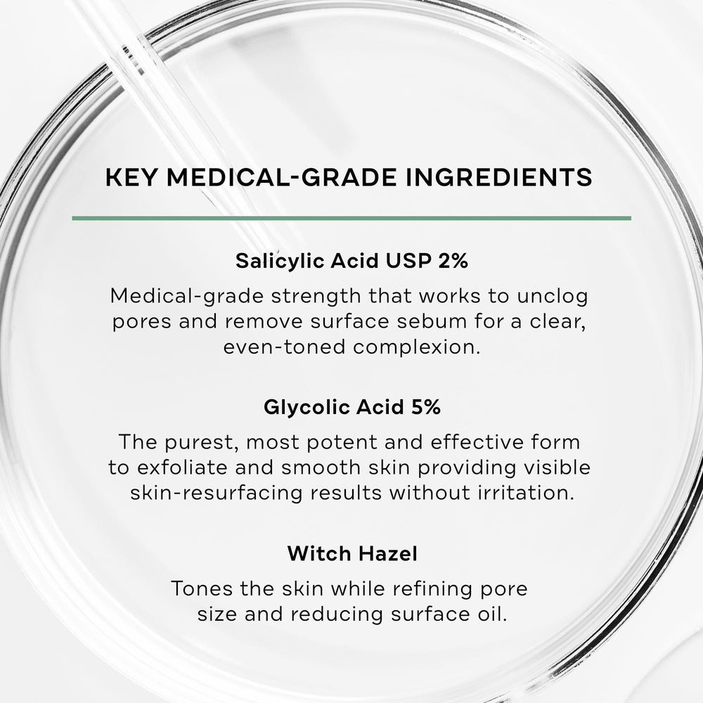 Replenix soaked pad detail showing saturated solution for consistent dosing benefit