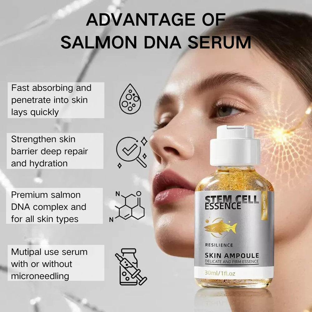 Repqoauv product label close-up highlighting PDRN ingredient benefit