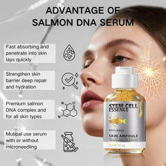 Repqoauv product label close-up highlighting PDRN ingredient benefit