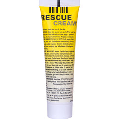 RESCUE cream texture swipe on skin showing smooth hydrating finish