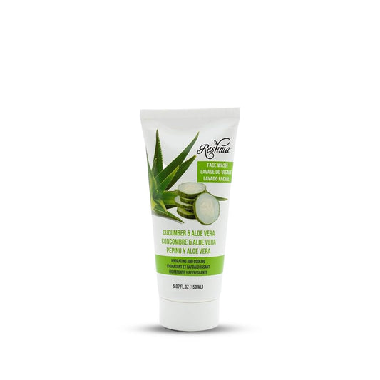 Reshma Beauty front packaging showing bottle and calm cleanser benefits