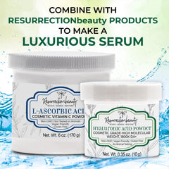 RESURRECTIONbeauty amber bottles for storage, protects freshly mixed serums from light damage