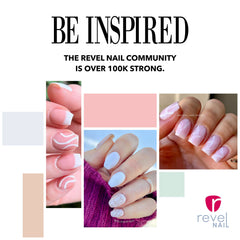 Revel Nail finished French manicure styled nails showcasing durable salon shine