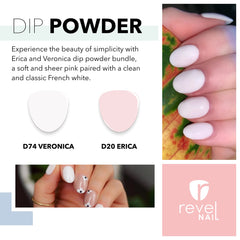 Revel Nail powder close-up texture displaying ultra-fine grains for smooth application