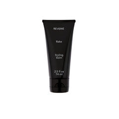 REVERIE front jar of Rake Styling Balm shows packaging and clean formula benefits