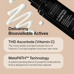 Revision Skincare lifestyle on bathroom counter illustrating morning routine use