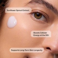 Revision Skincare back label closeup showing ingredient list for informed ingredient benefit