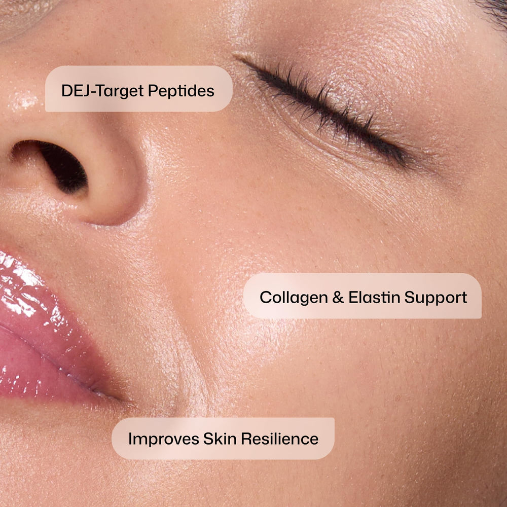 Revision Skincare D·E·J visual of ceramide blend illustrating barrier support benefit