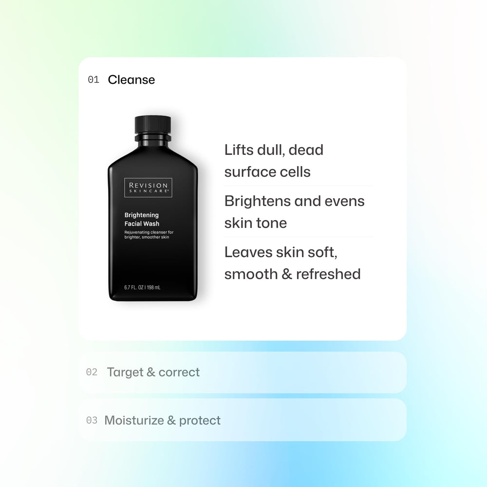 Revision Skincare placed on bathroom shelf representing daily routine convenience
