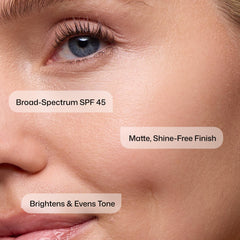 Revision Skincare open cap and product coming out to show easy dispensing