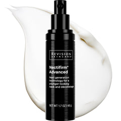 Revision Skincare front packaging showing product and benefit of firming