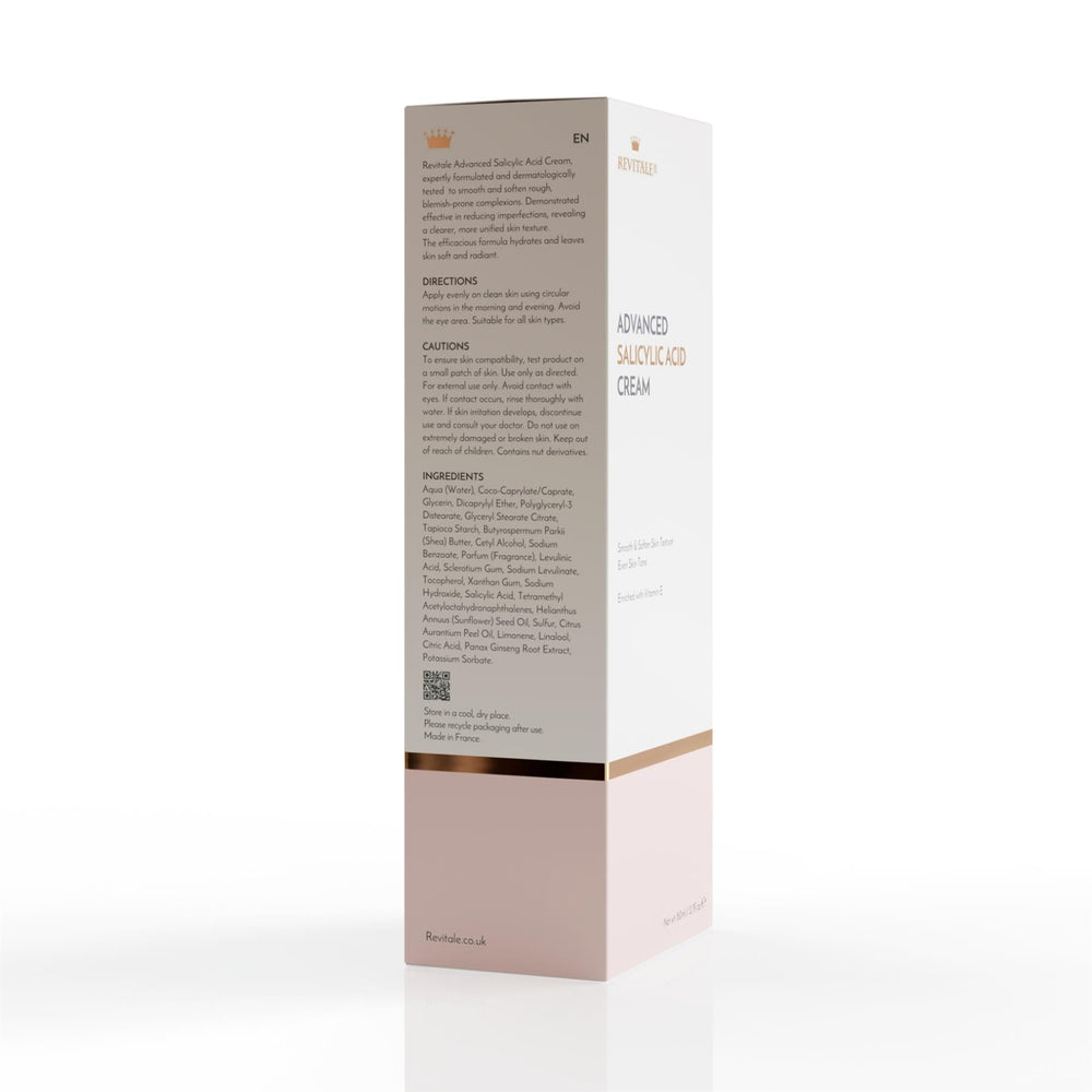 REVITALE cap and dispenser detail showing hygienic application and controlled dosing