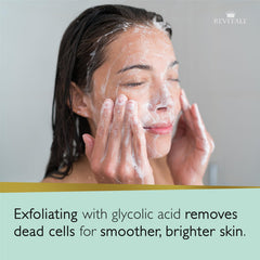 REVITALE soap close-up texture highlighting gentle exfoliation