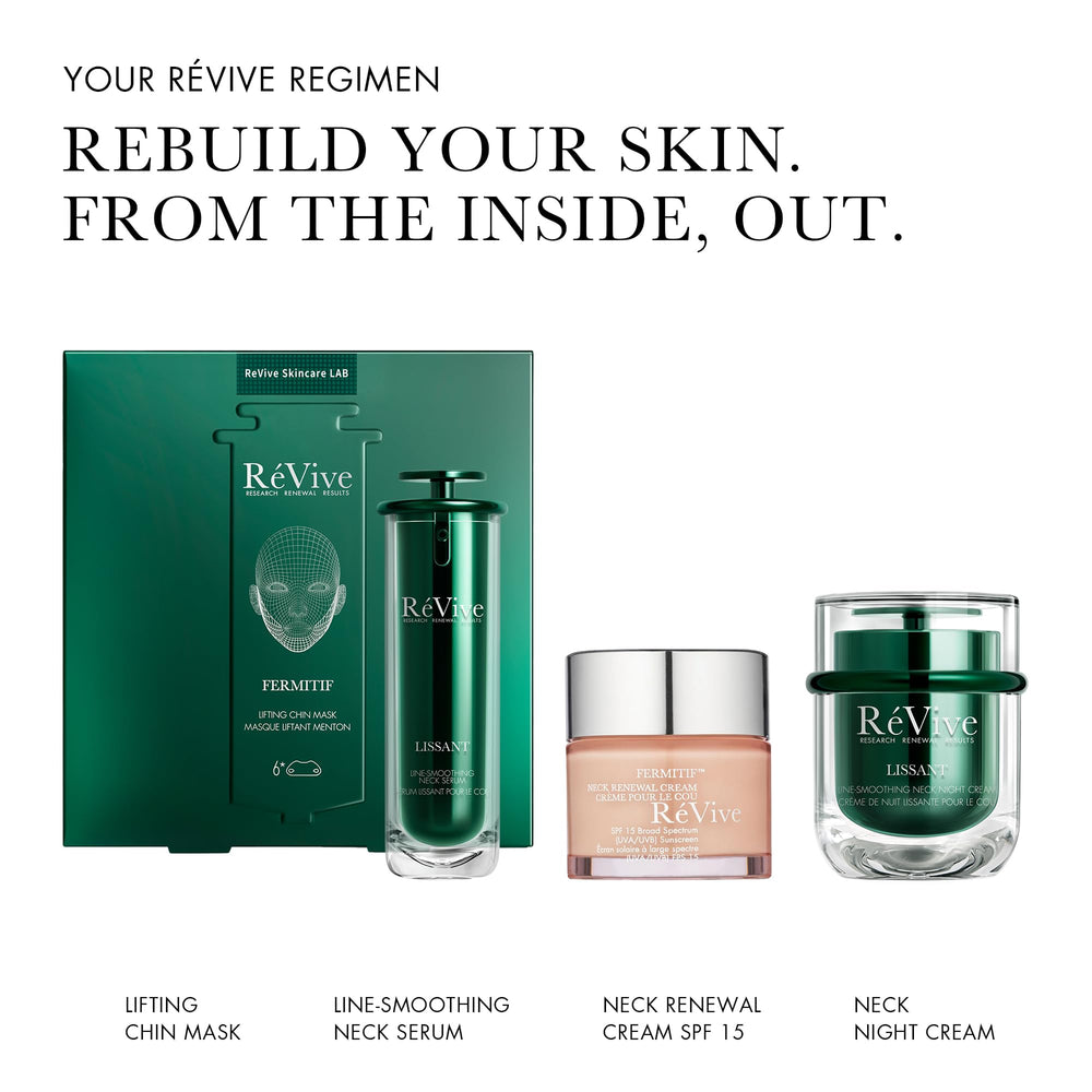RéVive cream with SPF graphic illustrating daytime UV protection benefit
