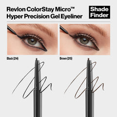 Revlon application demo drawing a precise lashline for defined eyes