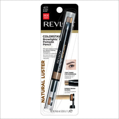 Revlon Browlights kabuki brush detail demonstrating dense bristles for blending