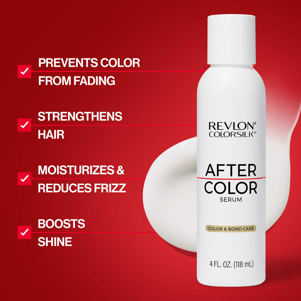 REVLON ColorSilk pump dispensing serum for controlled application