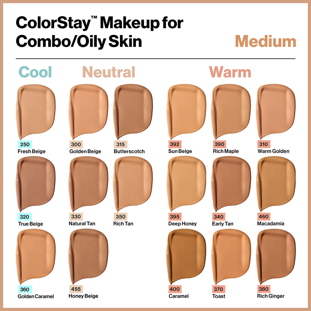 Revlon ColorStay applying with sponge demonstrating seamless buildable coverage