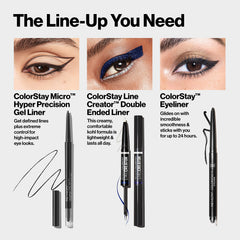 REVLON back label close-up showing long-wear and water-resistant claims benefit: informed choice