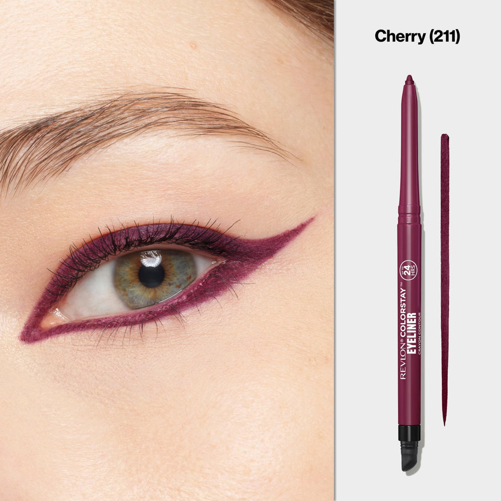 REVLON ColorStay built-in sharpener detail delivering a ready-to-use sharp tip
