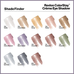 Revlon ColorStay applied on model lid showing natural finish and everyday wearable benefit