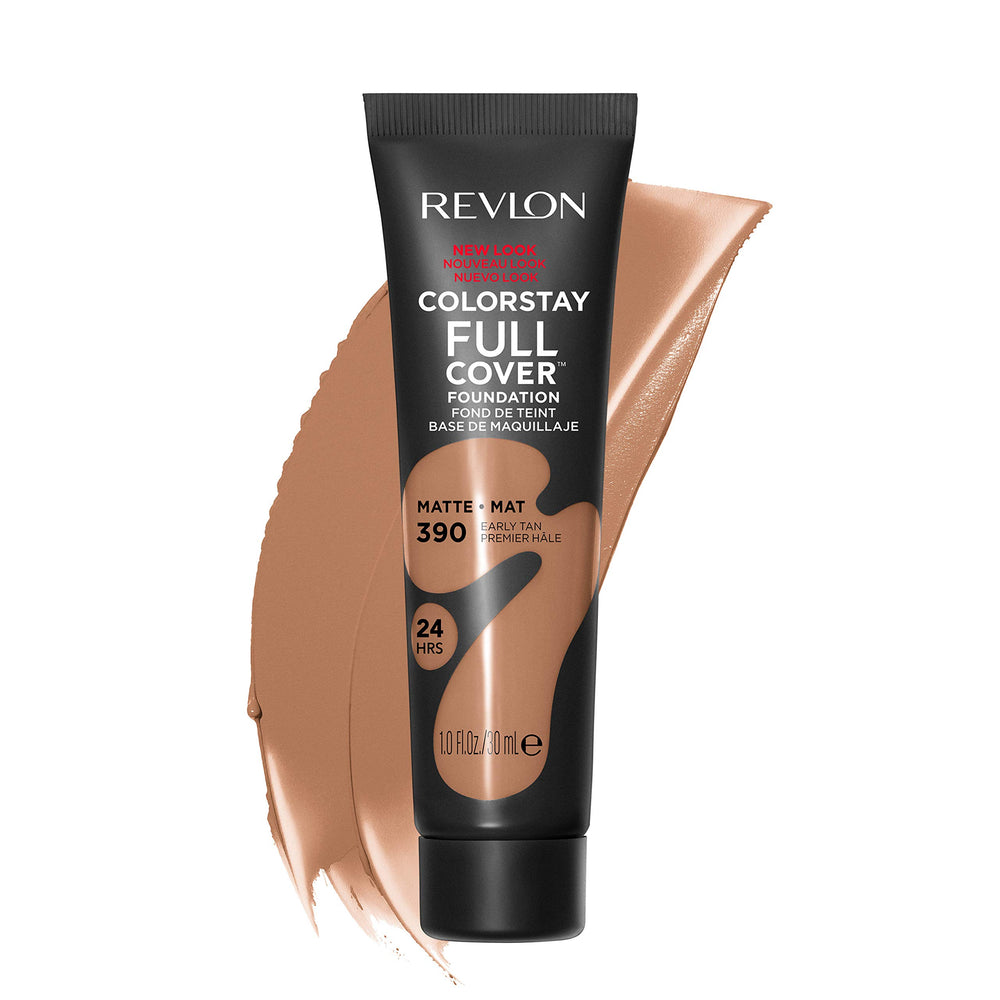 Revlon ColorStay tube front view showing shade Early Tan and convenience