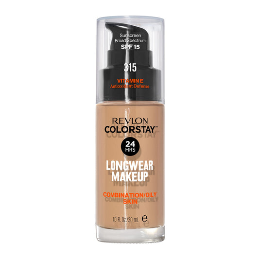 Revlon ColorStay front packaging showing bottle and label benefit of long wear