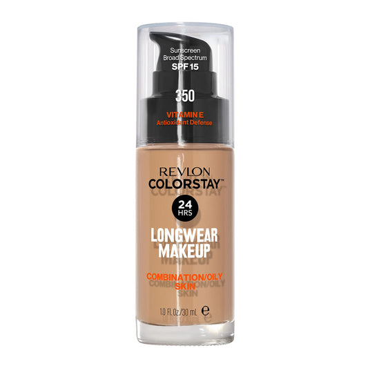 Revlon ColorStay front packaging showing bottle and cap, durable everyday wear