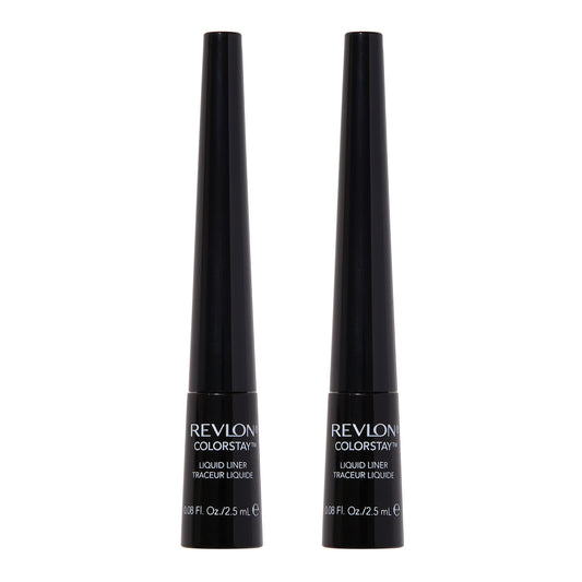 Revlon ColorStay front packaging showing twin pack and bold black finish