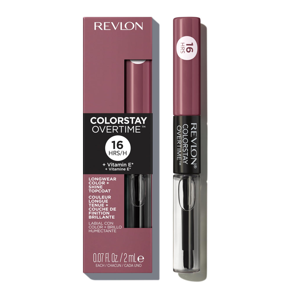Revlon dual-ended tube front view showing color and gloss benefits