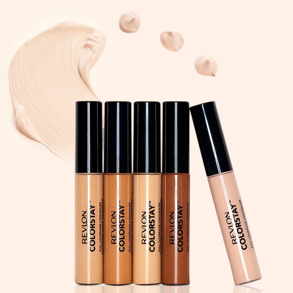 Revlon concealer tucked in makeup bag ready for touch-ups and longwear benefit
