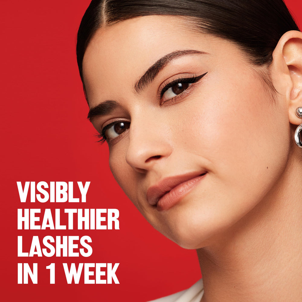 REVLON cat-eye application illustrating durable, smudge-resistant finish