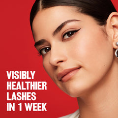 REVLON cat-eye application illustrating durable, smudge-resistant finish