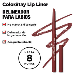 Revlon ColorStay lipliner built-in sharpener close-up for on-the-go precise sharpening