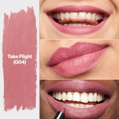 Revlon ColorStay Matte Lite close-up of crayon tip, precise application for defined lips