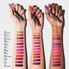 Revlon ColorStay Matte Lite held in hand for scale, compact portable convenience