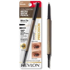 Revlon ColorStay Micro pencil front packaging showing product and shade
