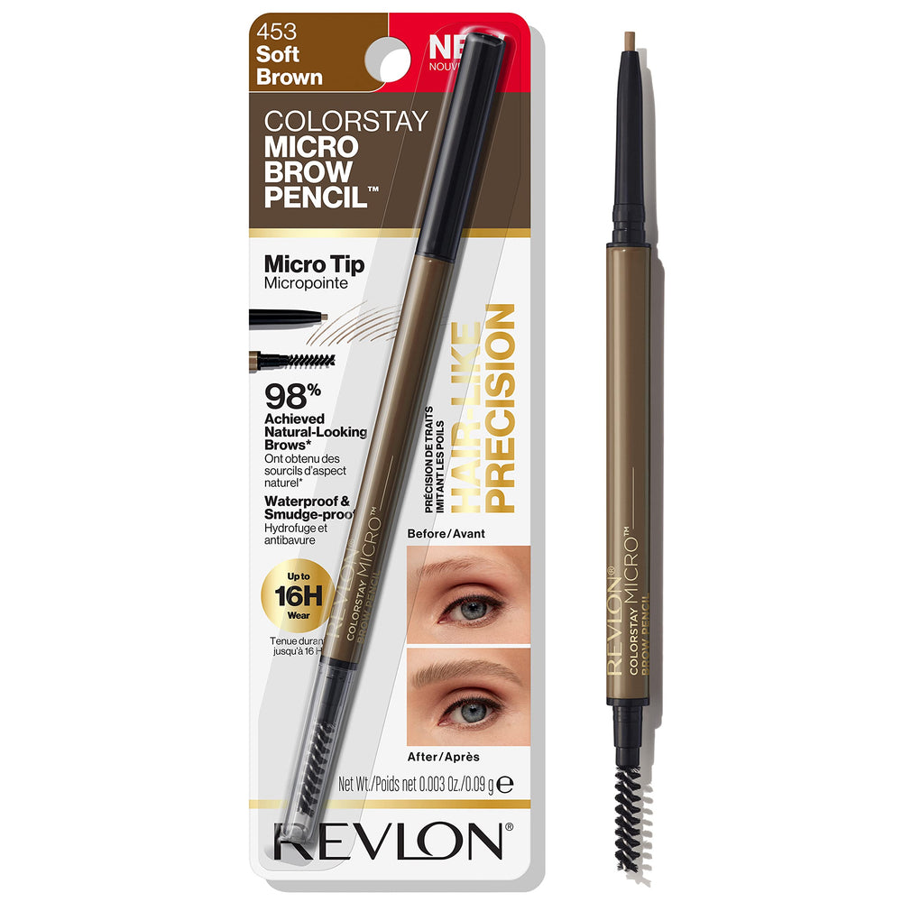 Revlon ColorStay micro pencil front view shows compact design and easy control