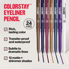 Revlon ColorStay pencil tip texture close-up demonstrating smooth glide benefit