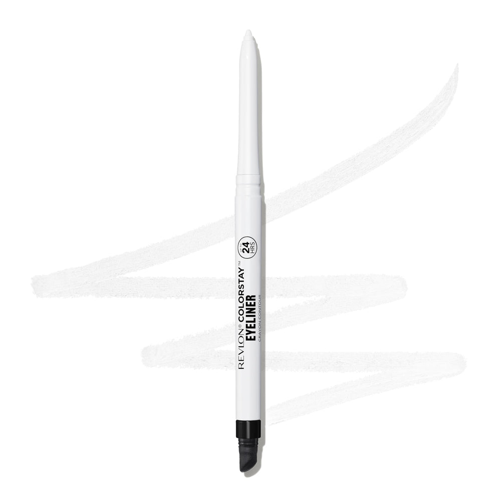 REVLON pencil tip close-up highlighting creamy point for smooth application benefit precision