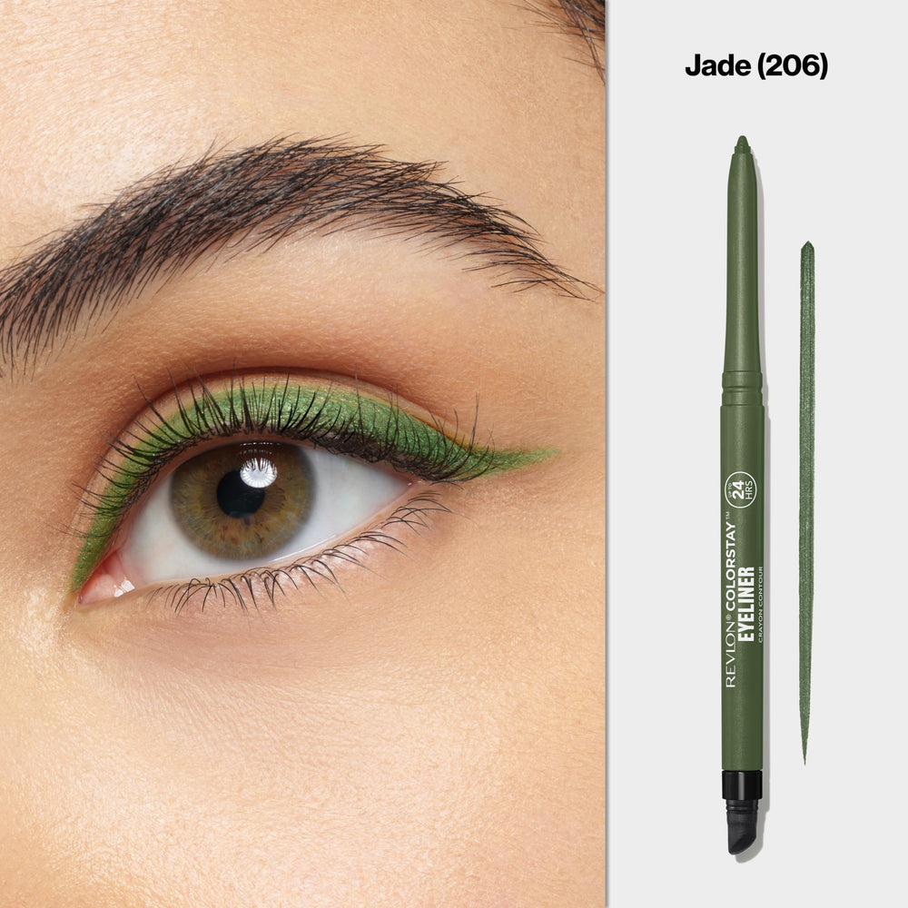 Close-up of Revlon ColorStay pencil tip for precise application benefit