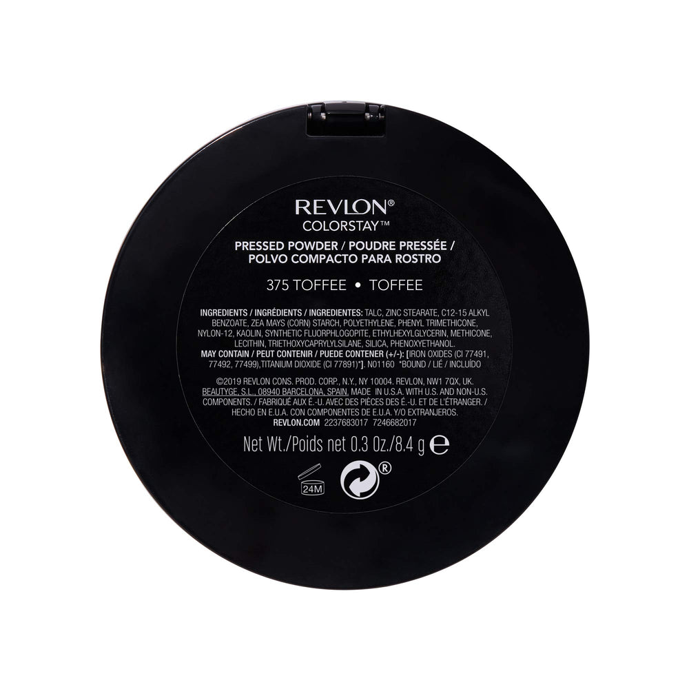 Revlon ColorStay swatch on model skin showing true-to-tone coverage benefit