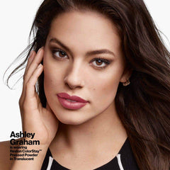 Revlon ColorStay puff applicator close-up demonstrating easy, even application